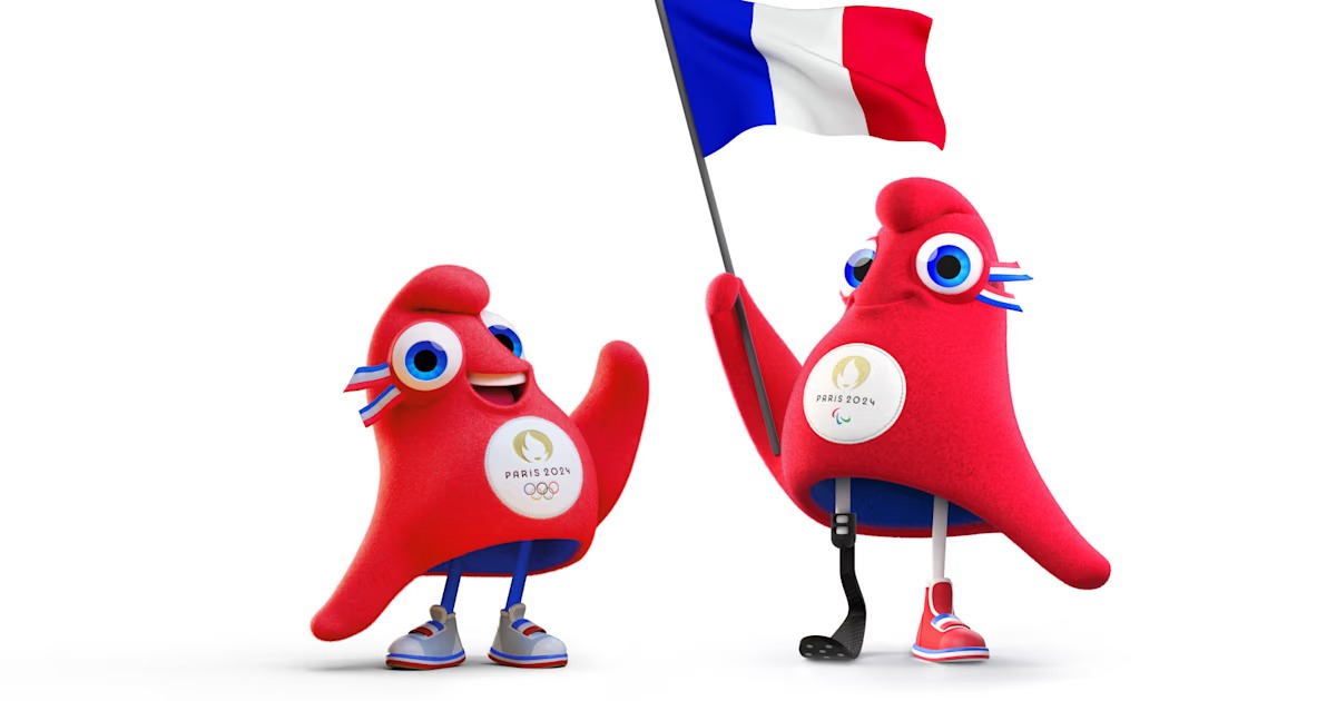 La mascota de los Juegos Paralímpicos de París 2024 tiene una prótesis en la pierna