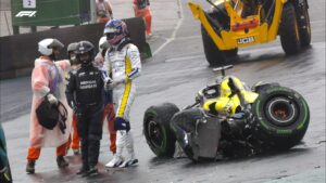 Accidentes en el GP de Brasil causan daños de millones