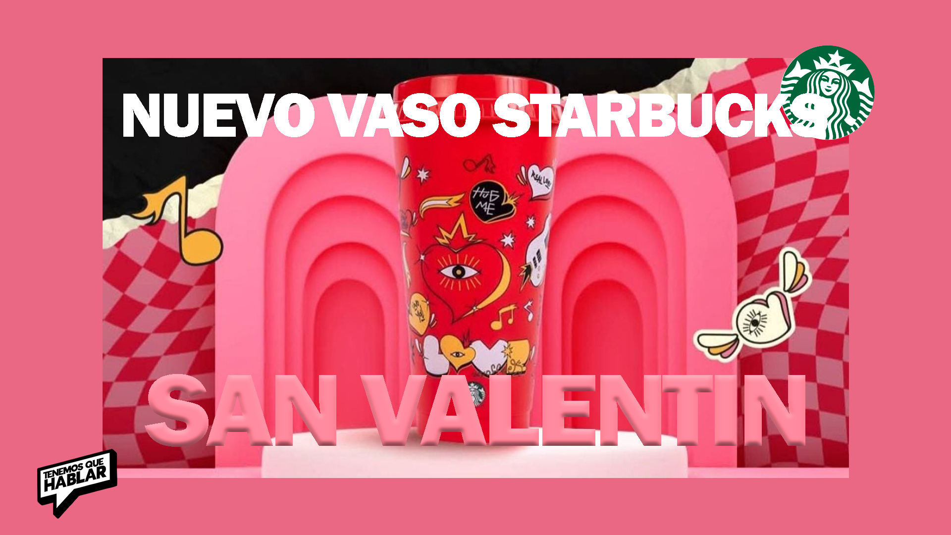 Starbucks lanza su nuevo vaso rojo de colección para San Valentín 2025: ¡Así luce!